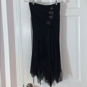 Vintage Forever 21 Black Asymmetrical Skirt